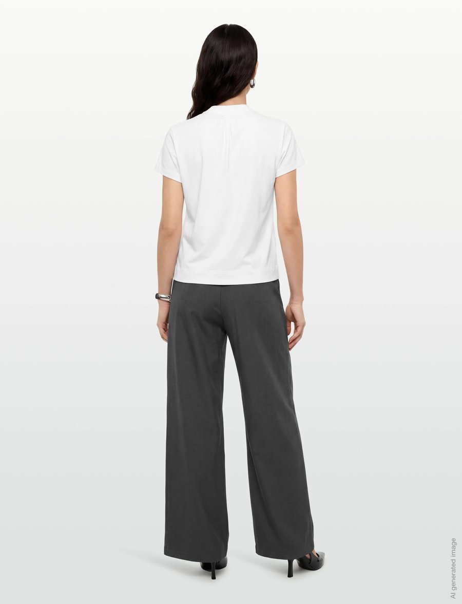 MOS MOSH - MMShira Tee - kurzärmelige blusen - white - 4