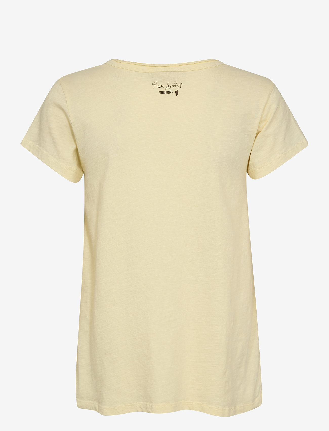 MOS MOSH - MMTulli V-SS Basic Tee - herbstliche kleidung - french vanilla - 1