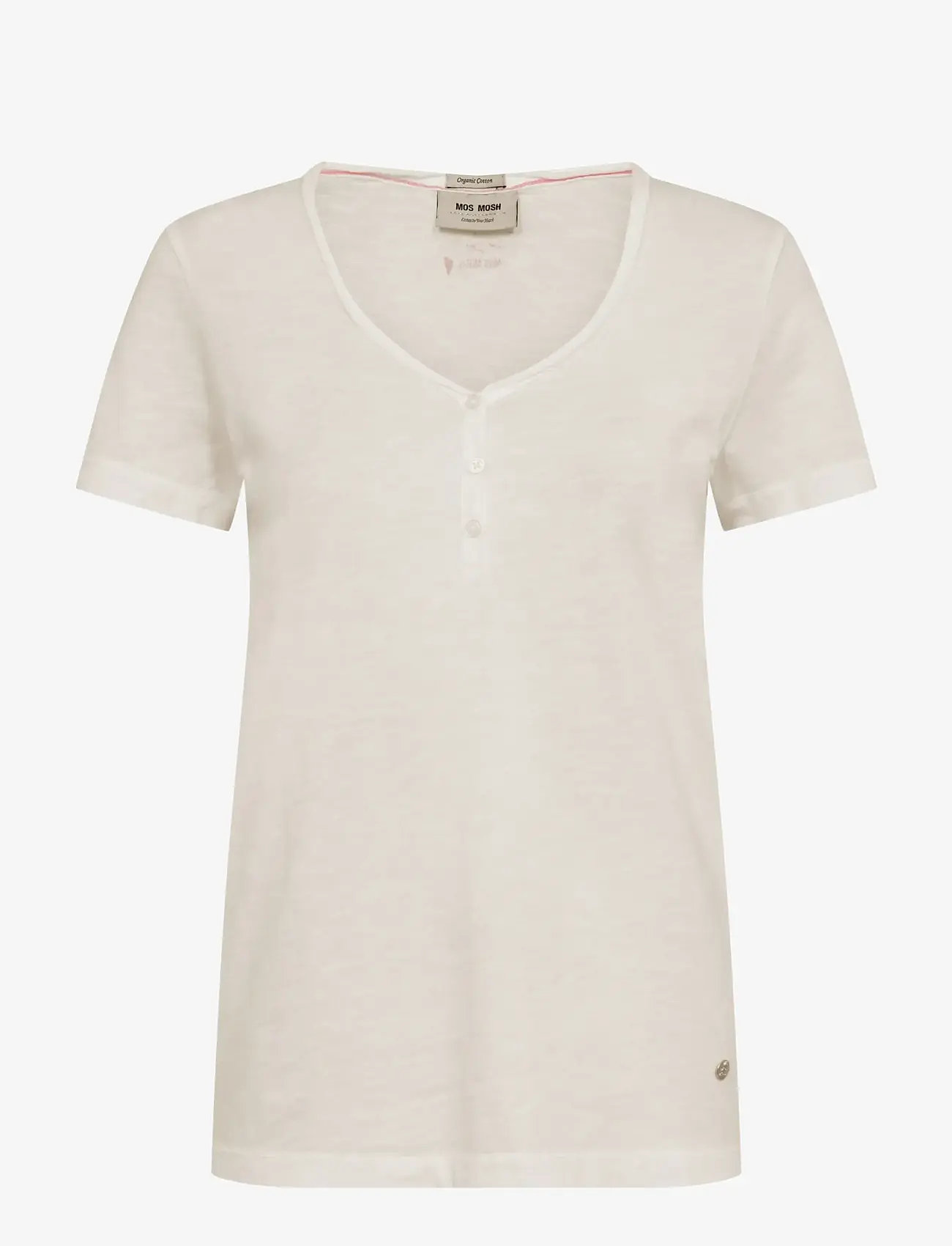 MOS MOSH - MMAstin Basic Tee - t-shirts - ecru - 0