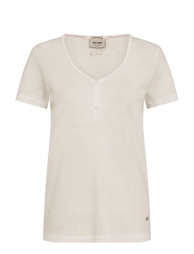 MOS MOSH - MMAstin Basic Tee - t-särgid - ecru - 0