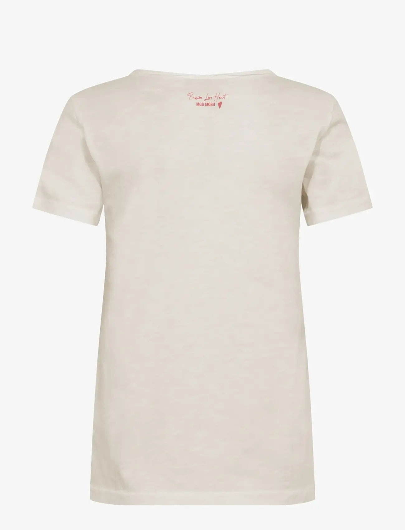 MOS MOSH - MMAstin Basic Tee - t-shirts - ecru - 1
