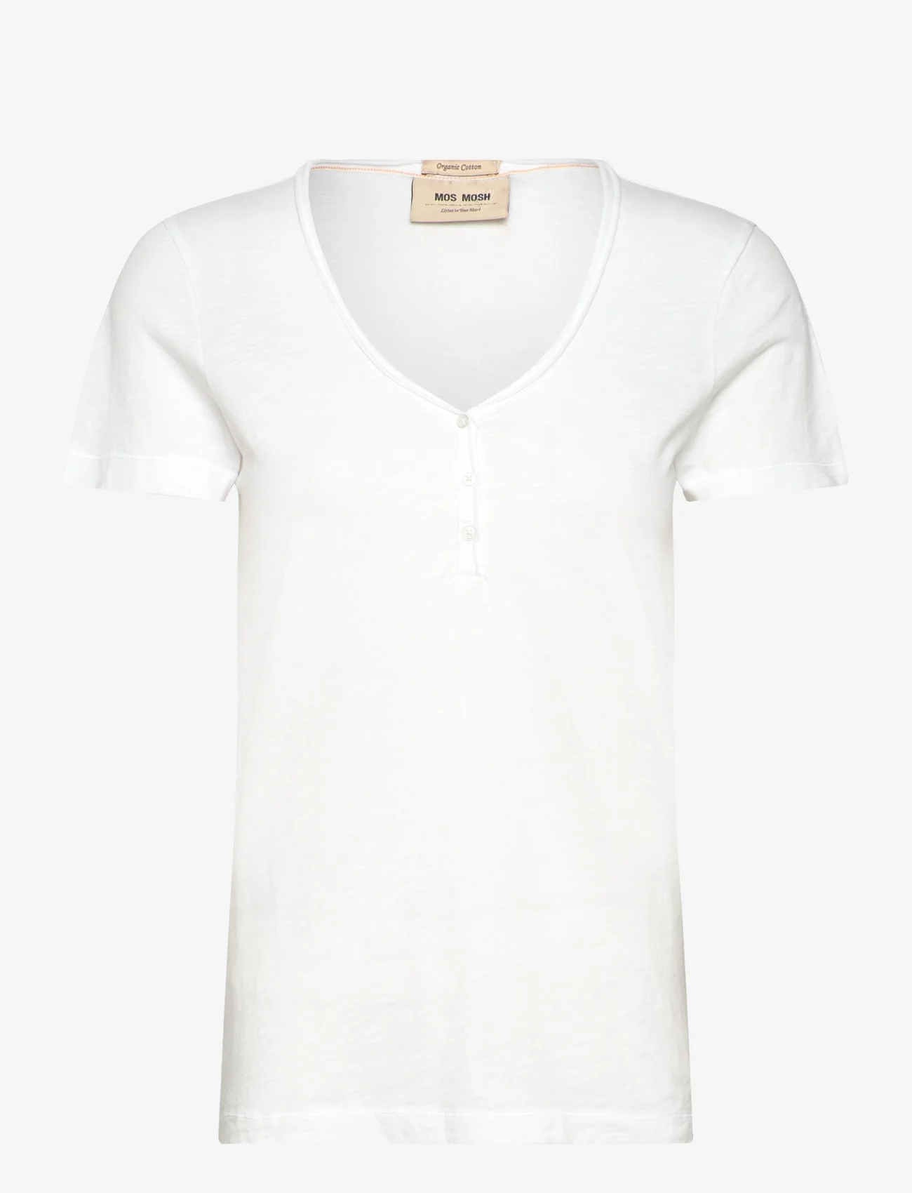 MOS MOSH - MMAstin Basic Tee - t-shirt & tops - white - 0