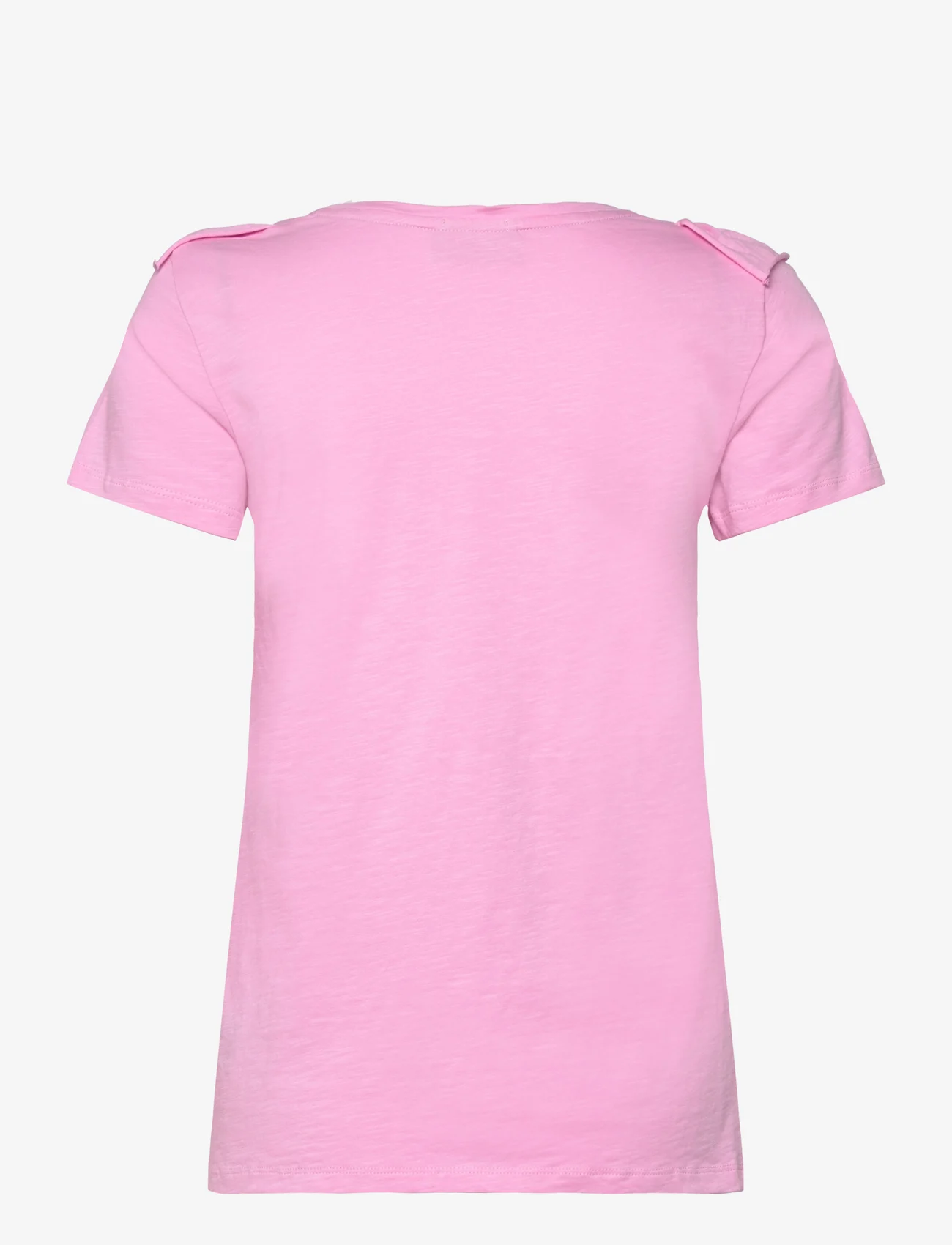 MOS MOSH - MMLobo O-SS Flounce Tee - t-shirts - begonia pink - 1