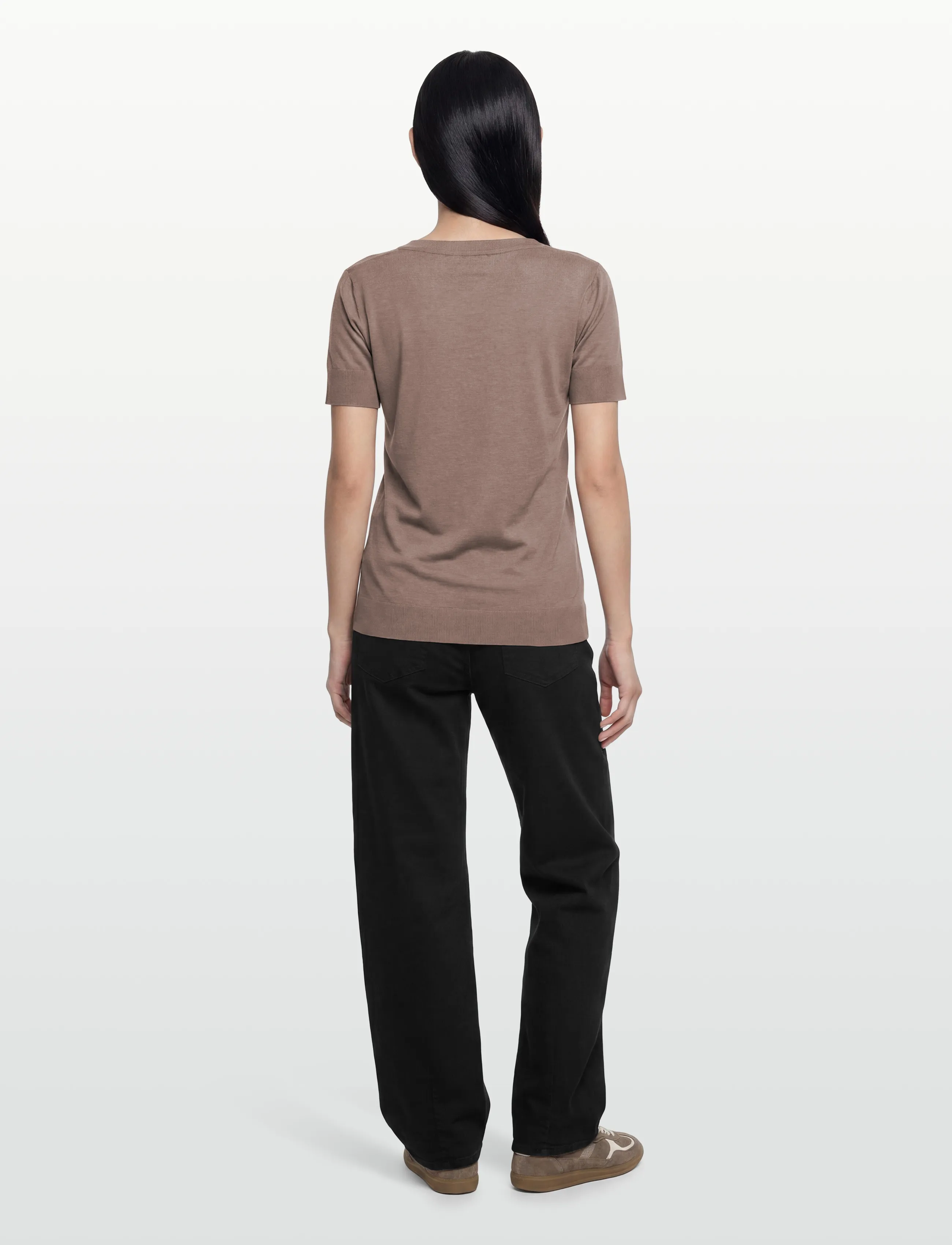 MOS MOSH - MMSink V-SS Tee - t-shirts - coffee quartz - 4