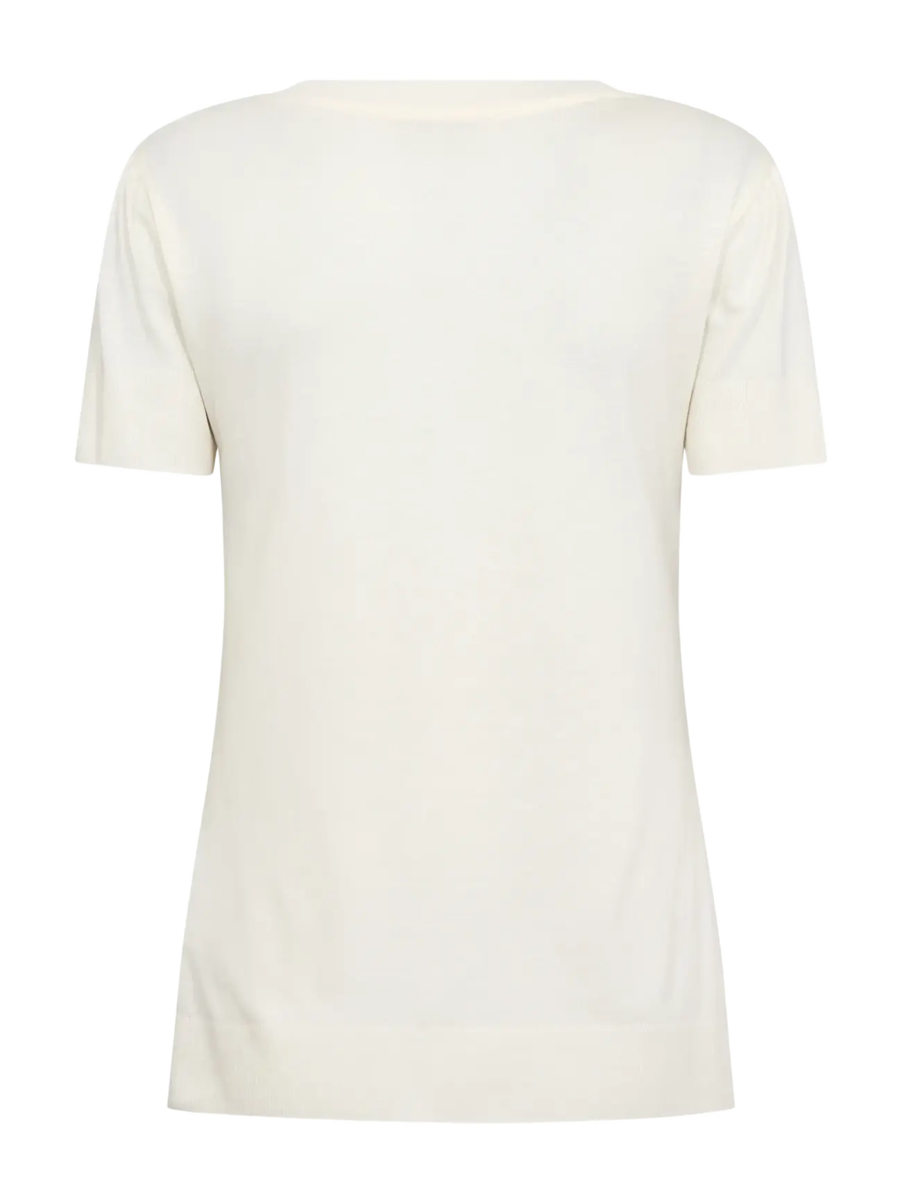 MOS MOSH - MMSink V-SS Tee - t-särgid - ecru - 2