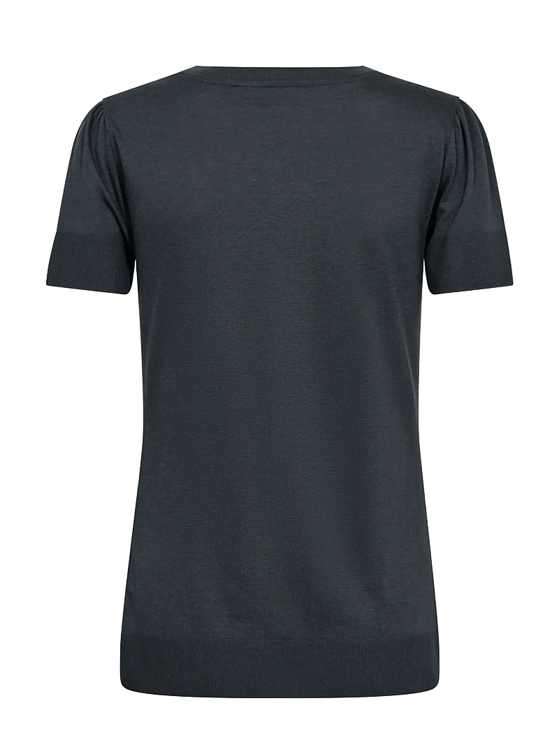 MOS MOSH - MMSink V-SS Tee - t-shirts - salute navy - 1
