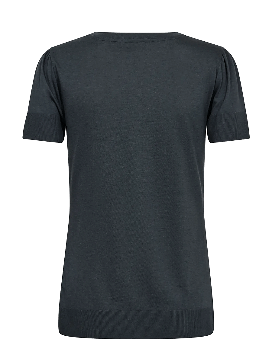 MOS MOSH - MMSink V-SS Tee - t-shirts - salute navy - 1