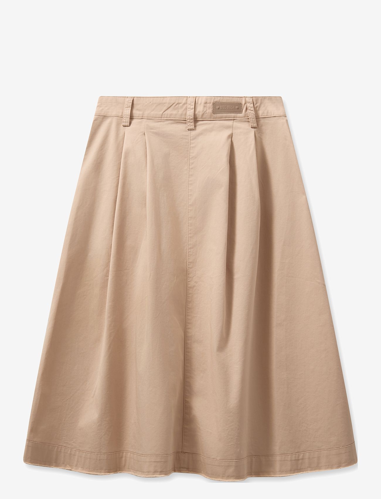 MOS MOSH - MMMona Cafrin Skirt - midi nederdele - sesame - 1