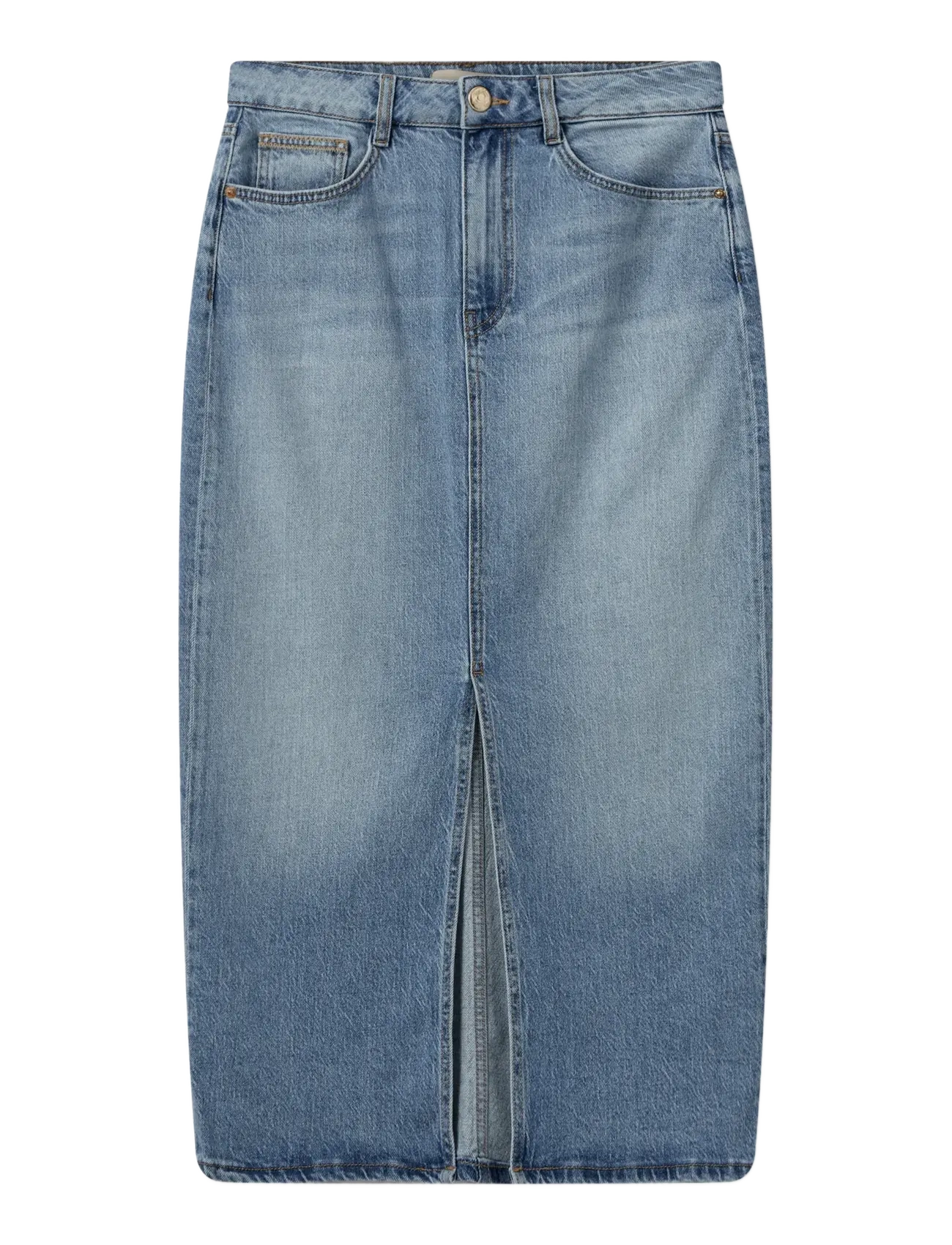MOS MOSH MMMella Denim Skirt - Nederdele - BLUE / blue
