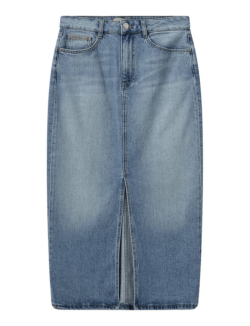 MOS MOSH - MMMella Denim Skirt - teksaseelikud - blue - 0