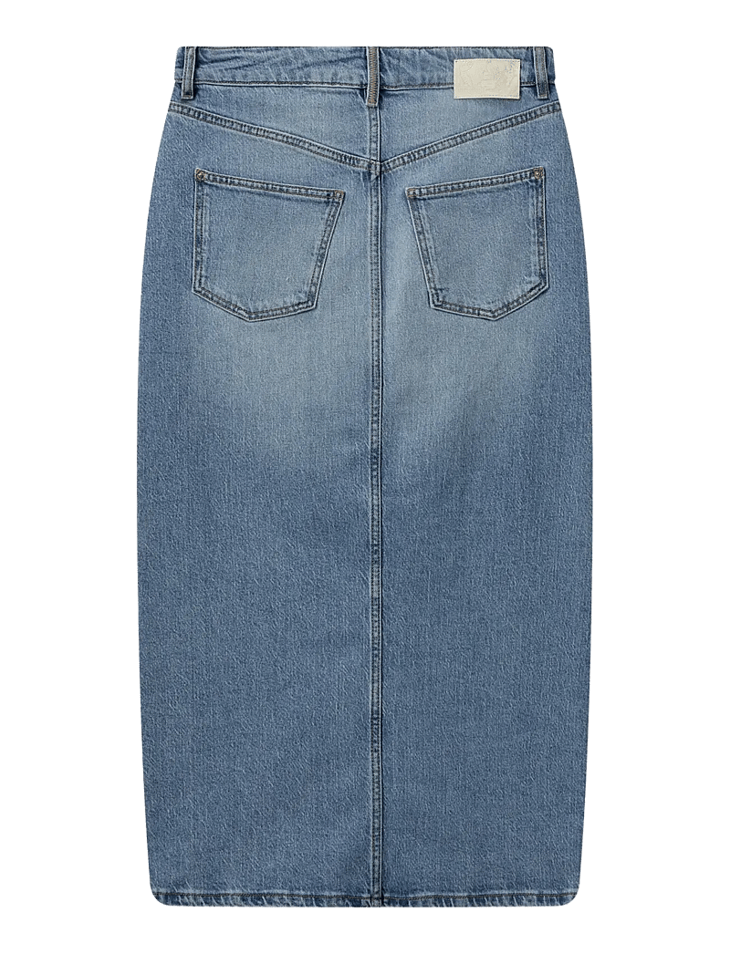 MOS MOSH - MMMella Denim Skirt - teksaseelikud - blue - 1