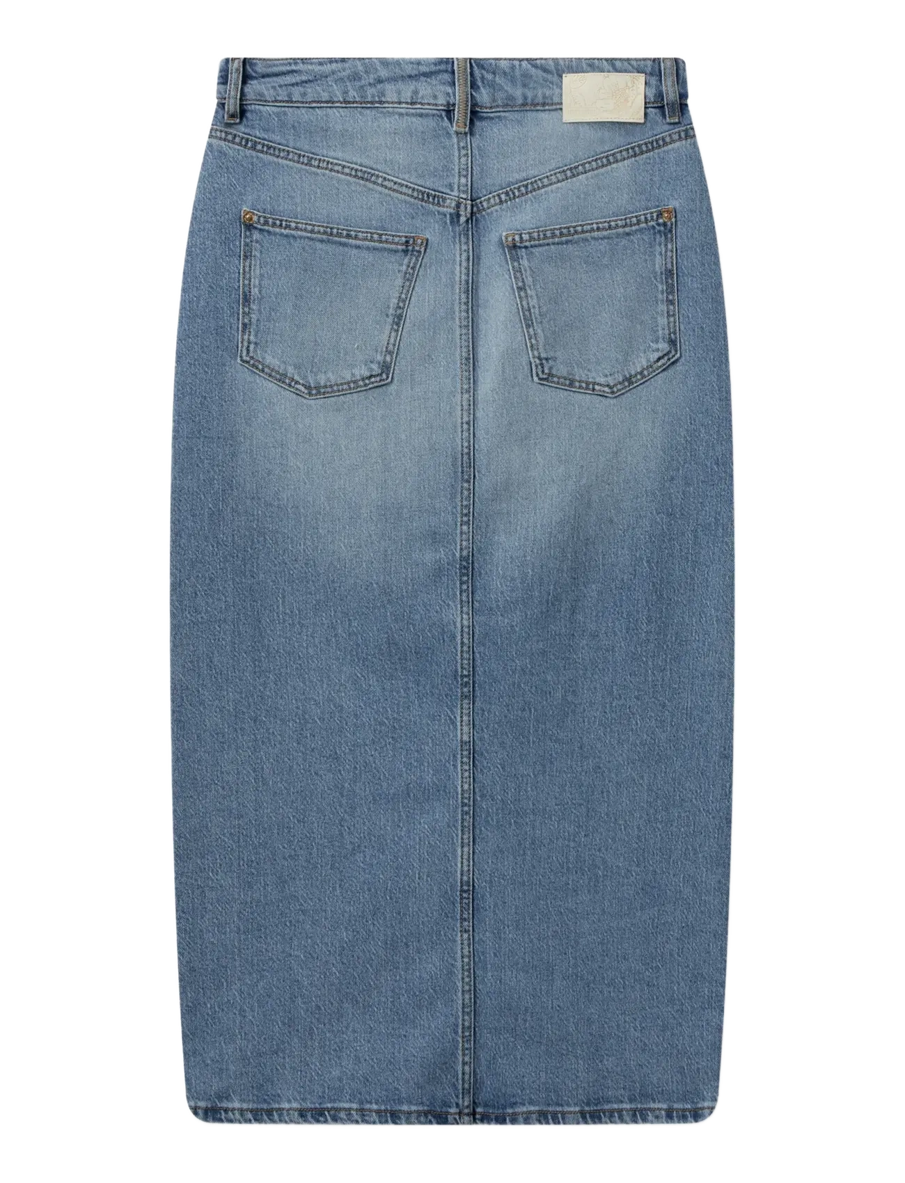 MOS MOSH - MMMella Denim Skirt - teksaseelikud - blue - 1