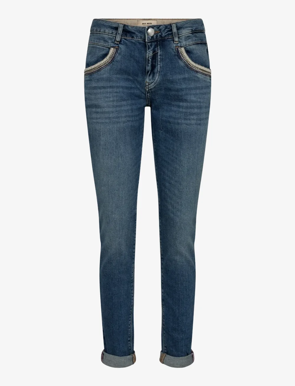 MOS MOSH - MMNaomi Mateos Jeans - liibuvad teksad - blue - 0