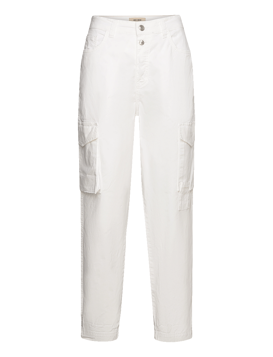 MOS MOSH - MMAdeline Rosita Cargo Pant - cargo püksid - white - 0