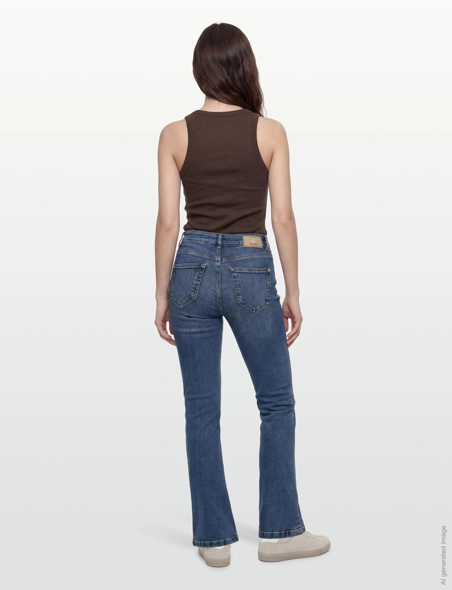 MOS MOSH - MMAshley Imera Jeans - schlaghosen - blue - 4