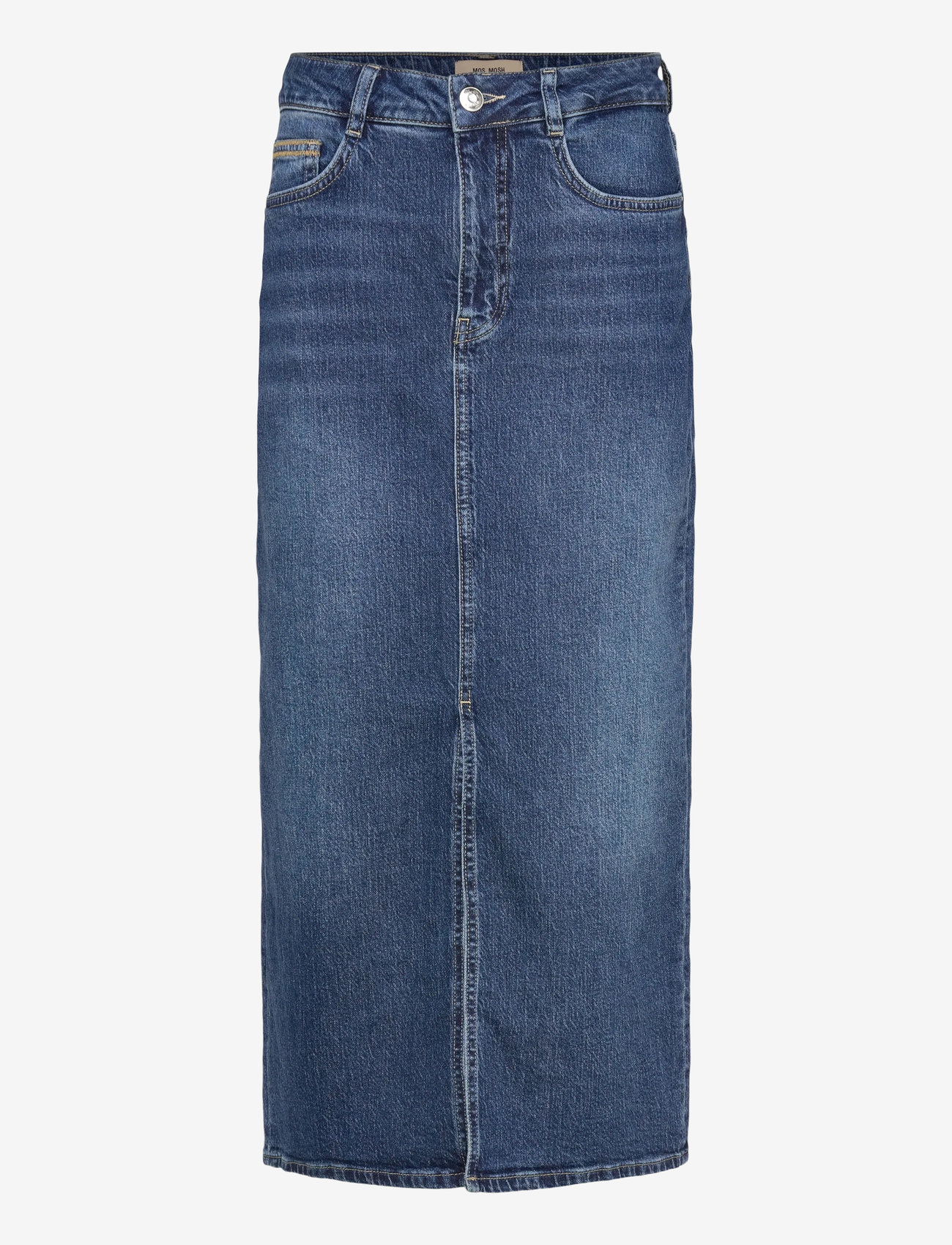 MOS MOSH - MMMella Denim Skirt - teksaseelikud - dark blue - 1