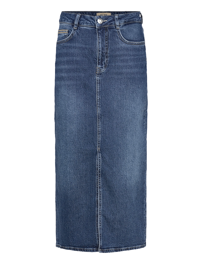 MOS MOSH - MMMella Denim Skirt - teksaseelikud - dark blue - 1
