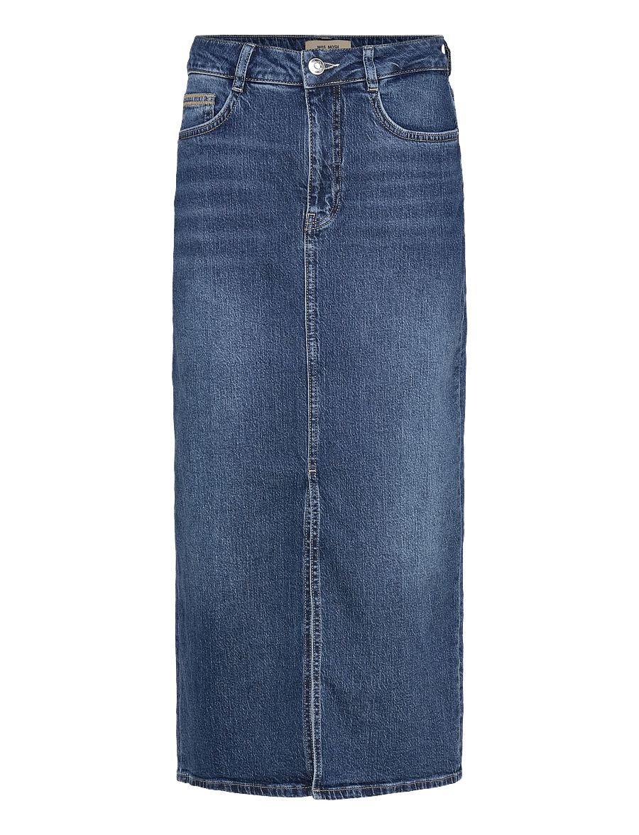 MOS MOSH - MMMella Denim Skirt - jeansröcke - dark blue - 1