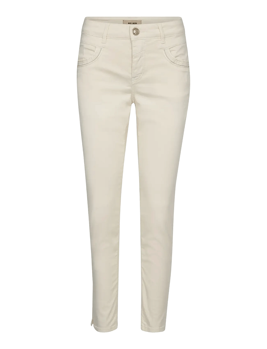 MOS MOSH - MMNaomi Treasure Pant - skinny jeans - ecru - 0