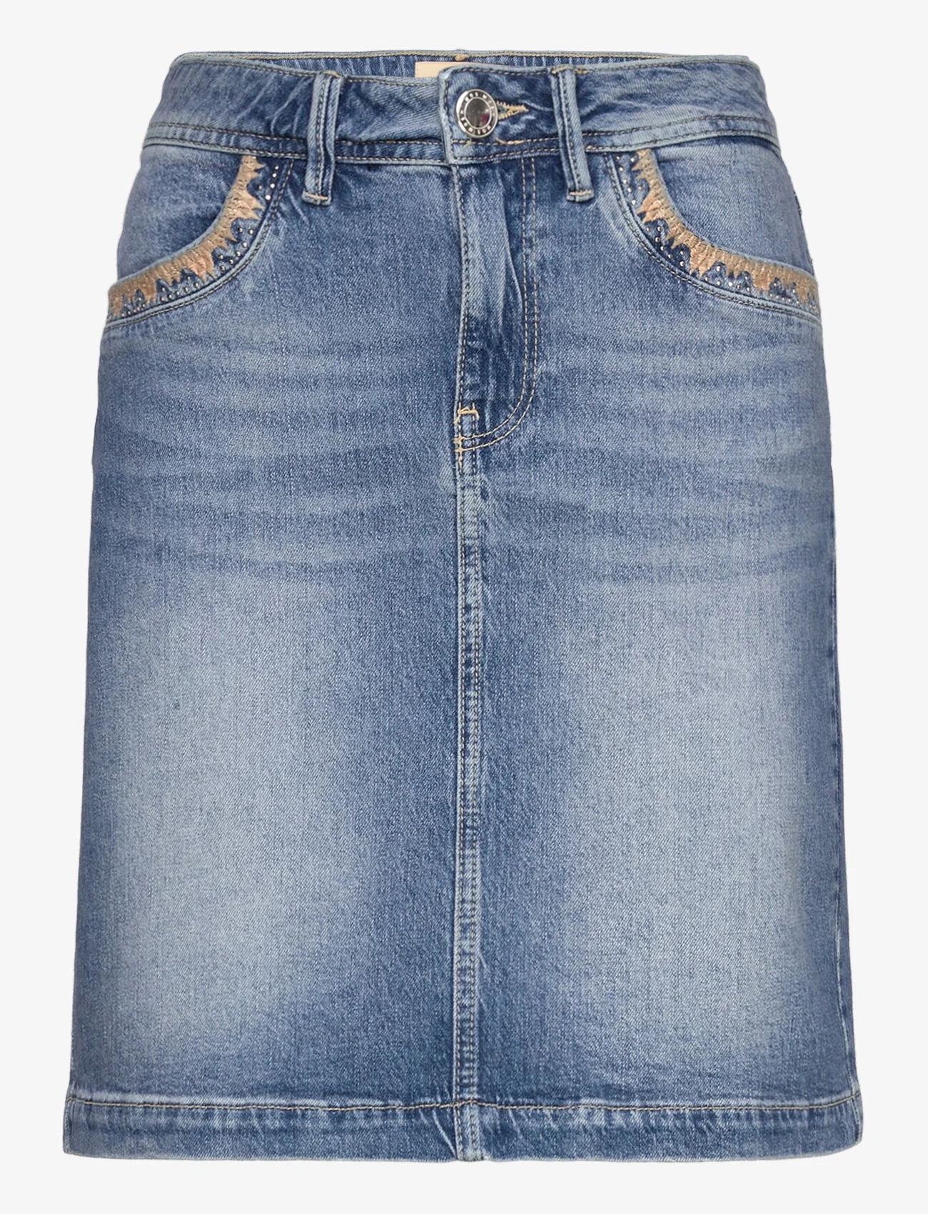 MOS MOSH - MMVicky Sunchaser Skirt - denim skirts - light blue - 0