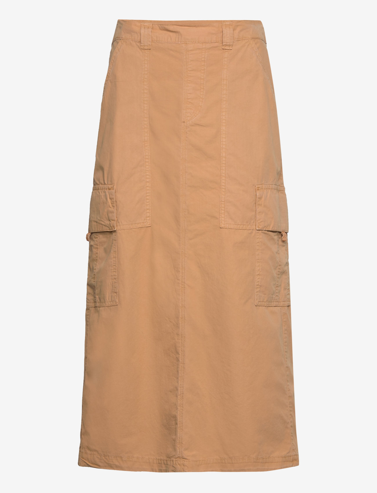 MOS MOSH - MMBreden Cargo Skirt - midi nederdele - tan - 0