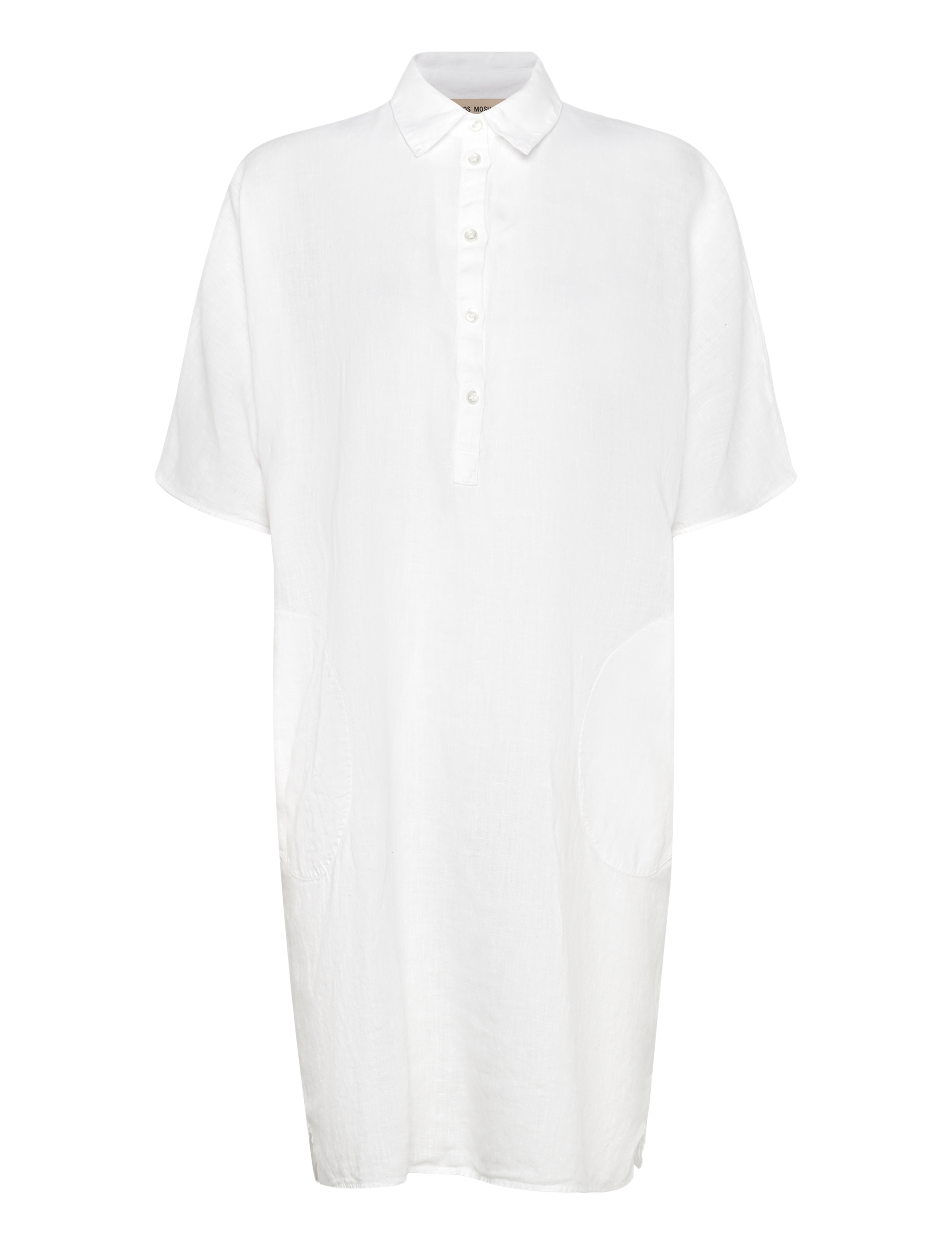 MOS MOSH Mmlowana Linen Kleid Weiß - S - Damen