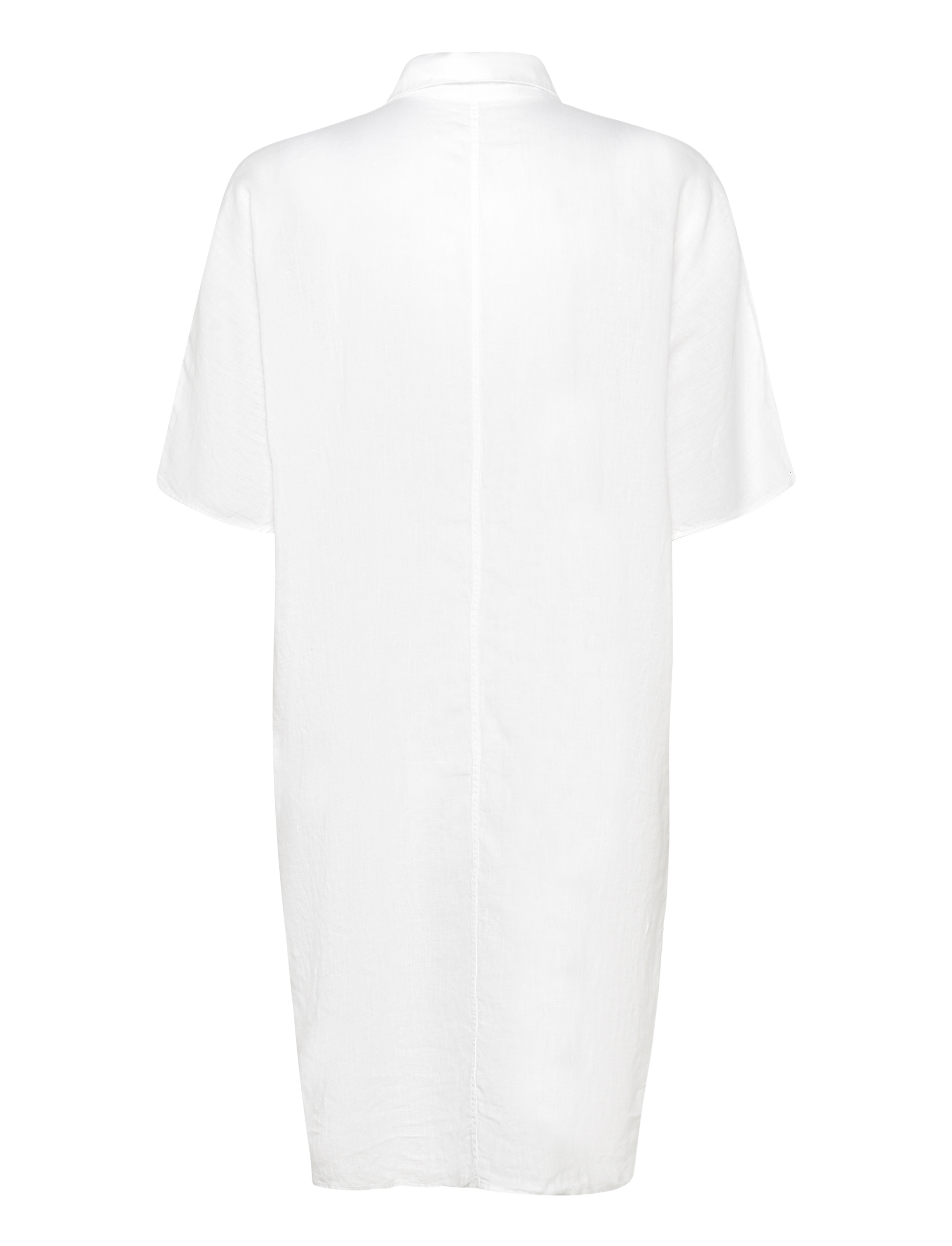 MOS MOSH - MMLowana Linen Dress - skjortekjoler - white - 1