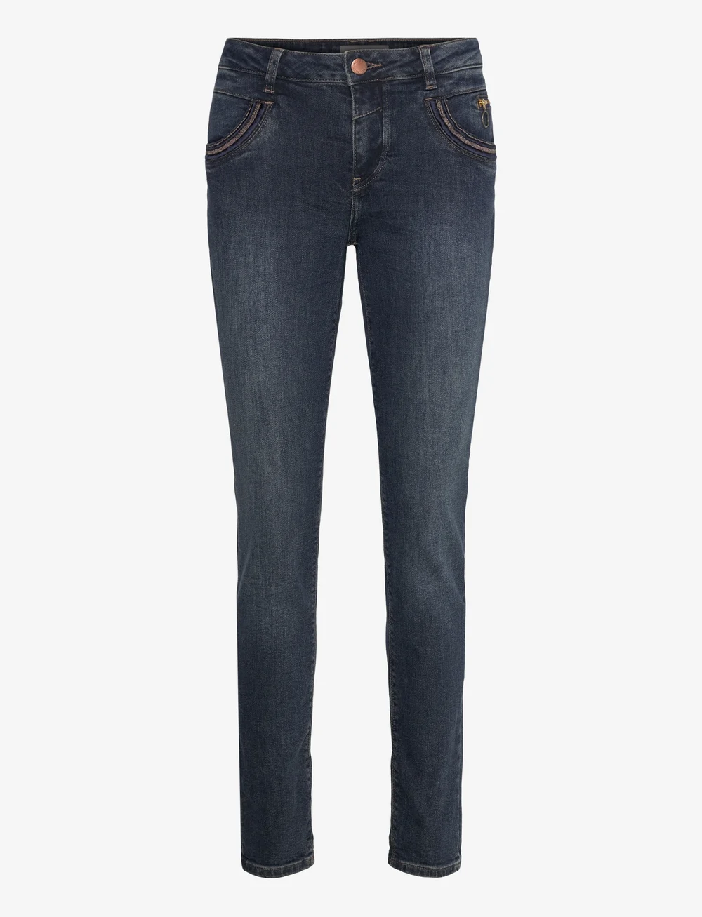MOS MOSH - MMNaomi Colla Jeans - tapered jeans - dark blue - 0