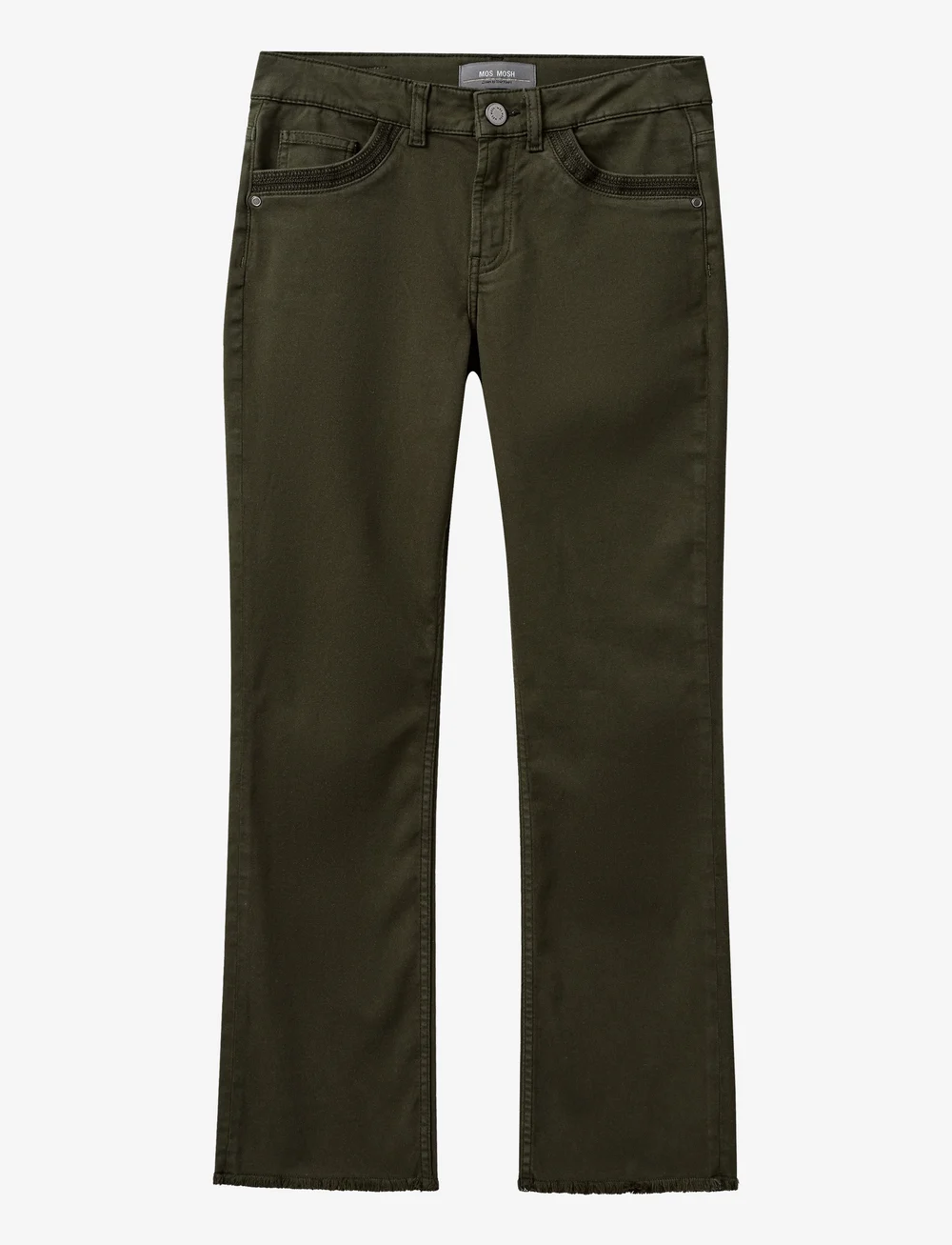 MOS MOSH - MMAshley Baucis Pant - bukser med lige ben - forest night - 0