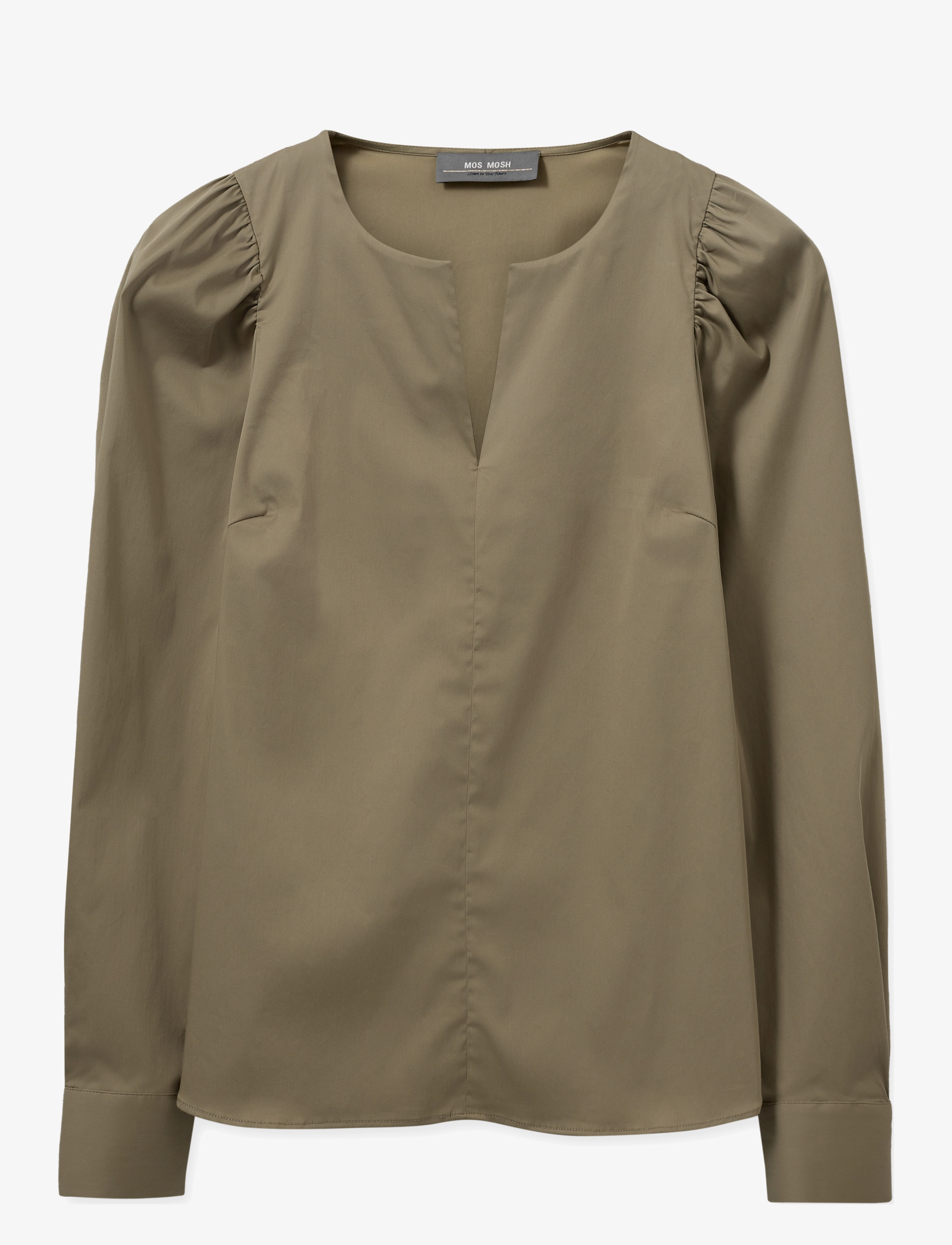 MOS MOSH MMGigi Slit Blouse - Blouses & Shirts - MERMAID / green