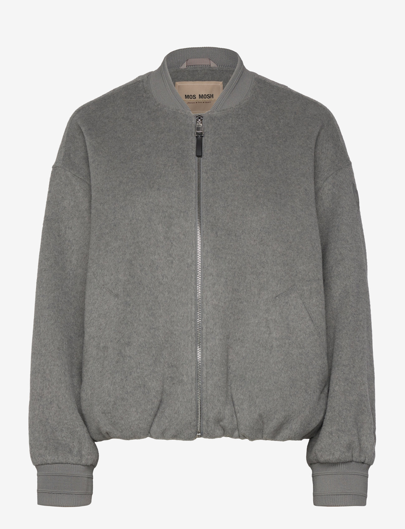 MOS MOSH - MMDumont Wool Jacket - leichte jacken - grey melange - 0