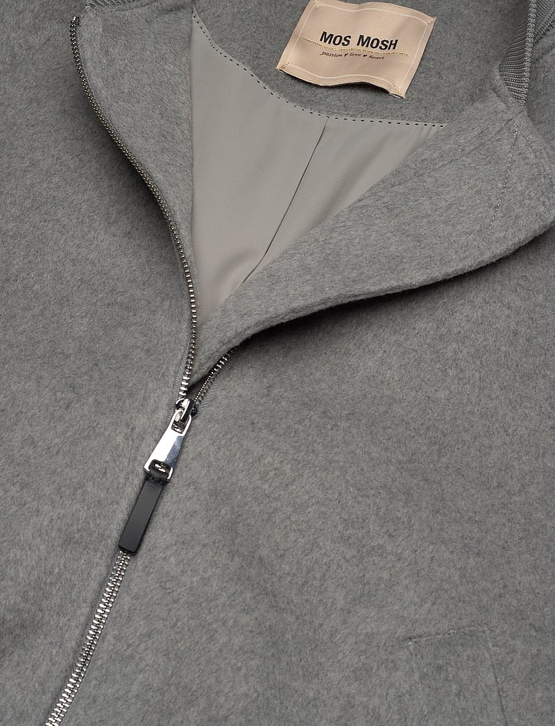 MOS MOSH - MMDumont Wool Jacket - leichte jacken - grey melange - 2