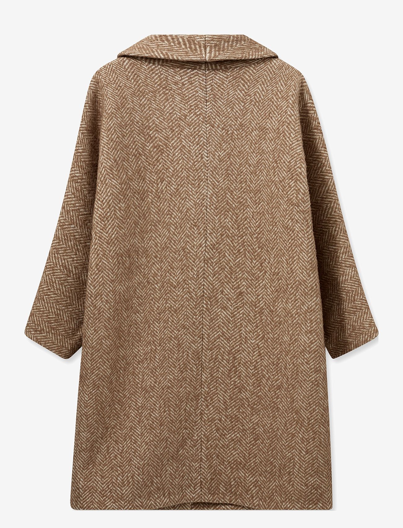 MOS MOSH - MMAdelaide Herringbone Coat - mantlid - tannin - 1