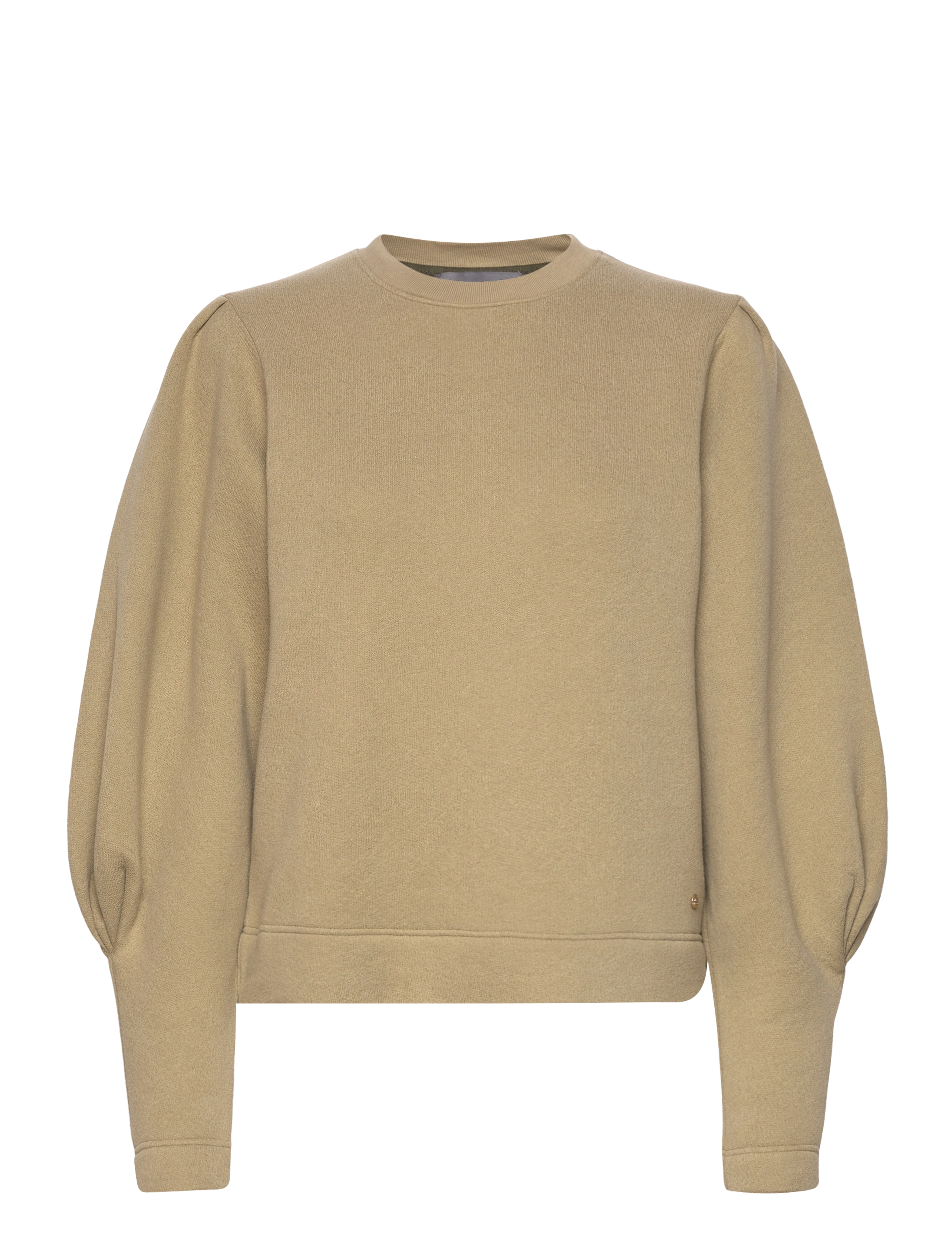 MOS MOSH MMTulic O-LS Sweatshirt - Trøjer - MERMAID / beige