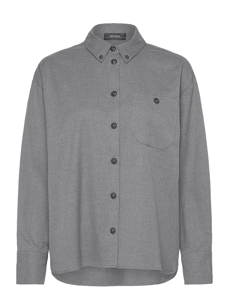 MOS MOSH - MMSofie Caia Shirt - sharkskin - 0