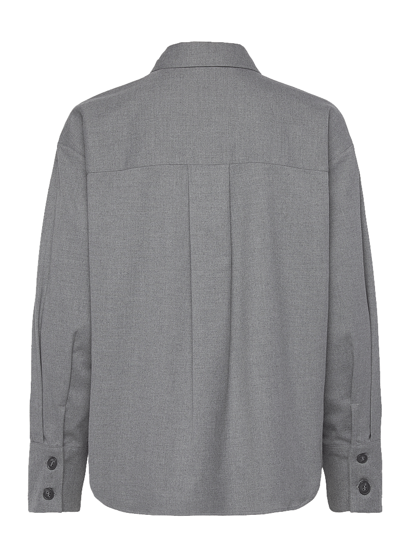 MOS MOSH - MMSofie Caia Shirt - sharkskin - 1