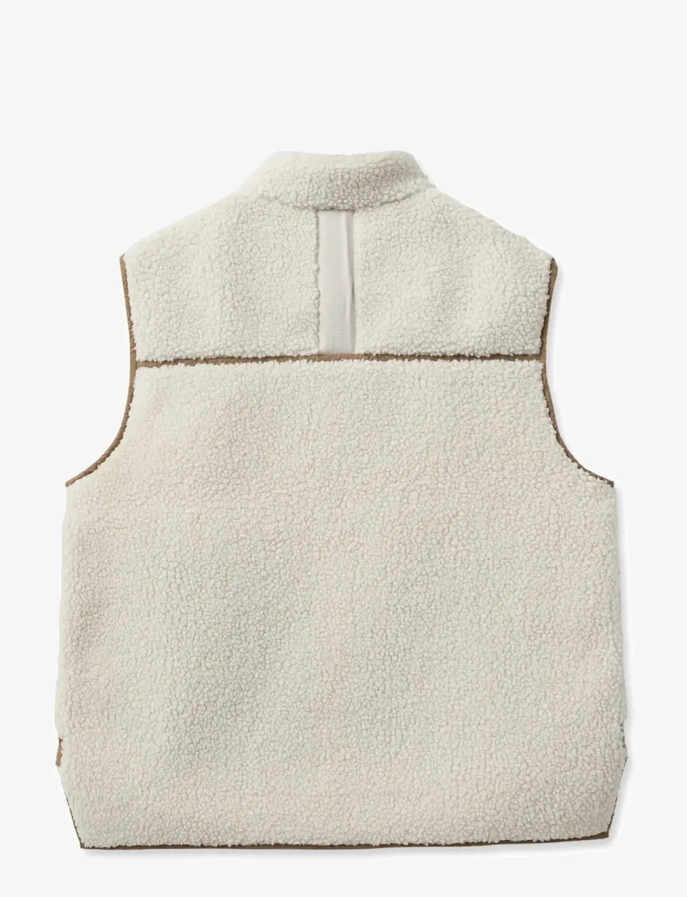 MOS MOSH - MMRowe Teddy Waistcoat - herbstjacken - ecru - 1