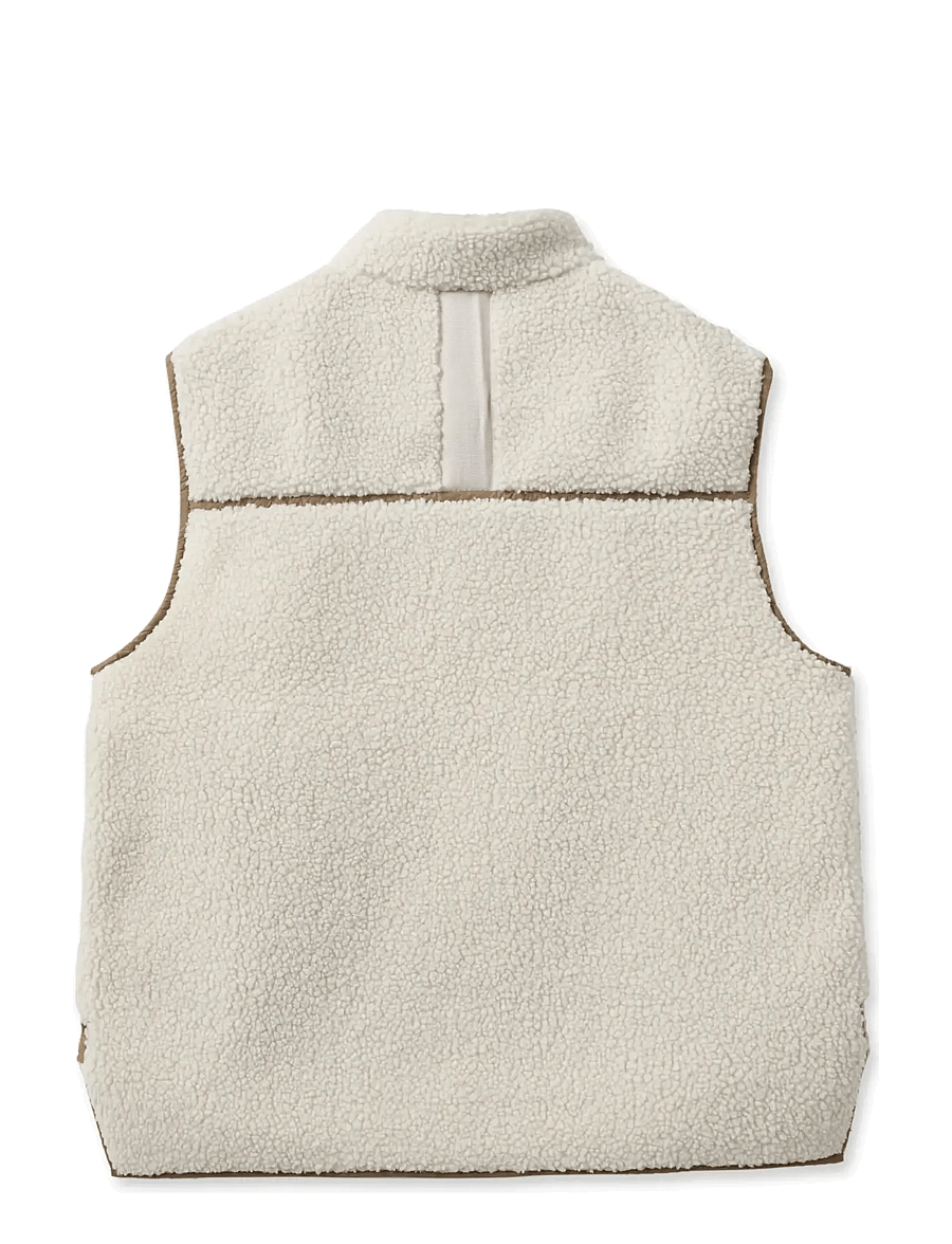 MOS MOSH - MMRowe Teddy Waistcoat - fleece- ja teddyliivit - ecru - 1