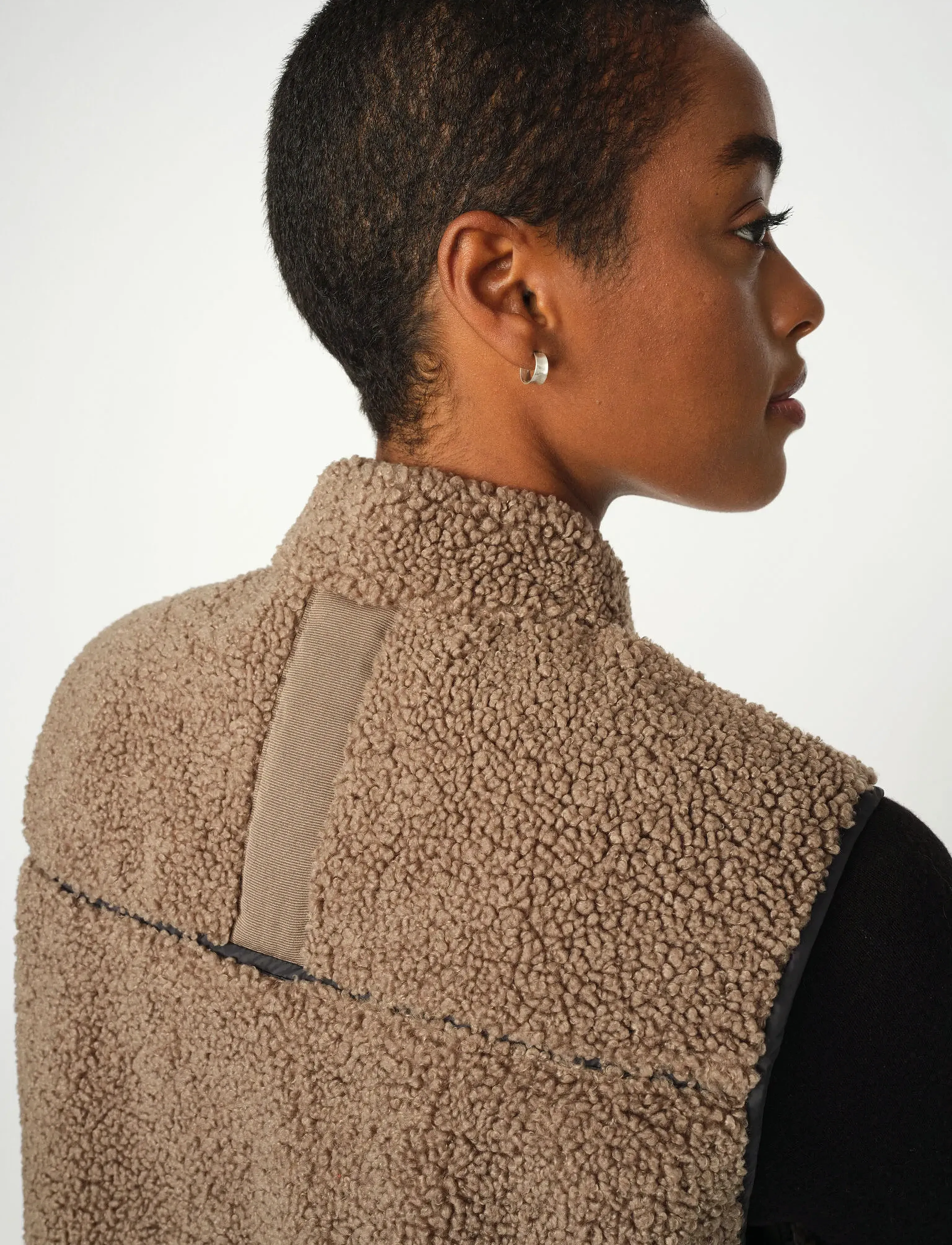 MOS MOSH - MMRowe Teddy Waistcoat - fleece & teddy vests - falcon - 3
