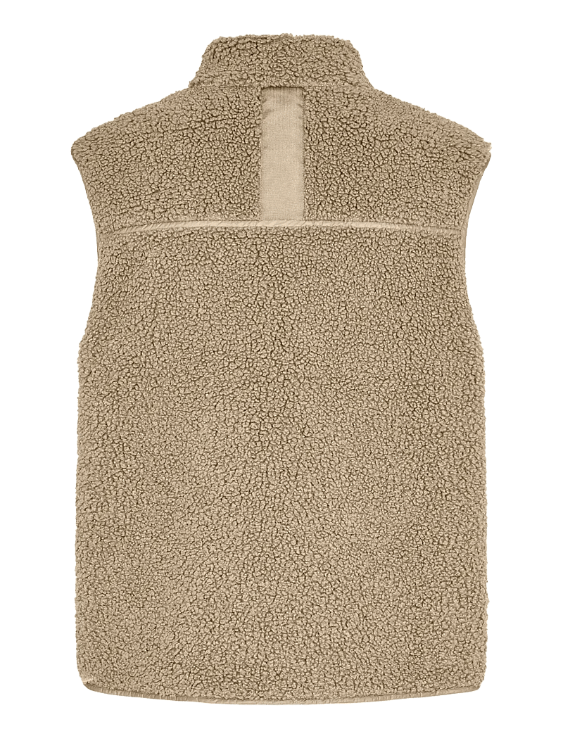 MOS MOSH - MMRowe Teddy Waistcoat - fleece- og teddyveste - savannah tan - 1