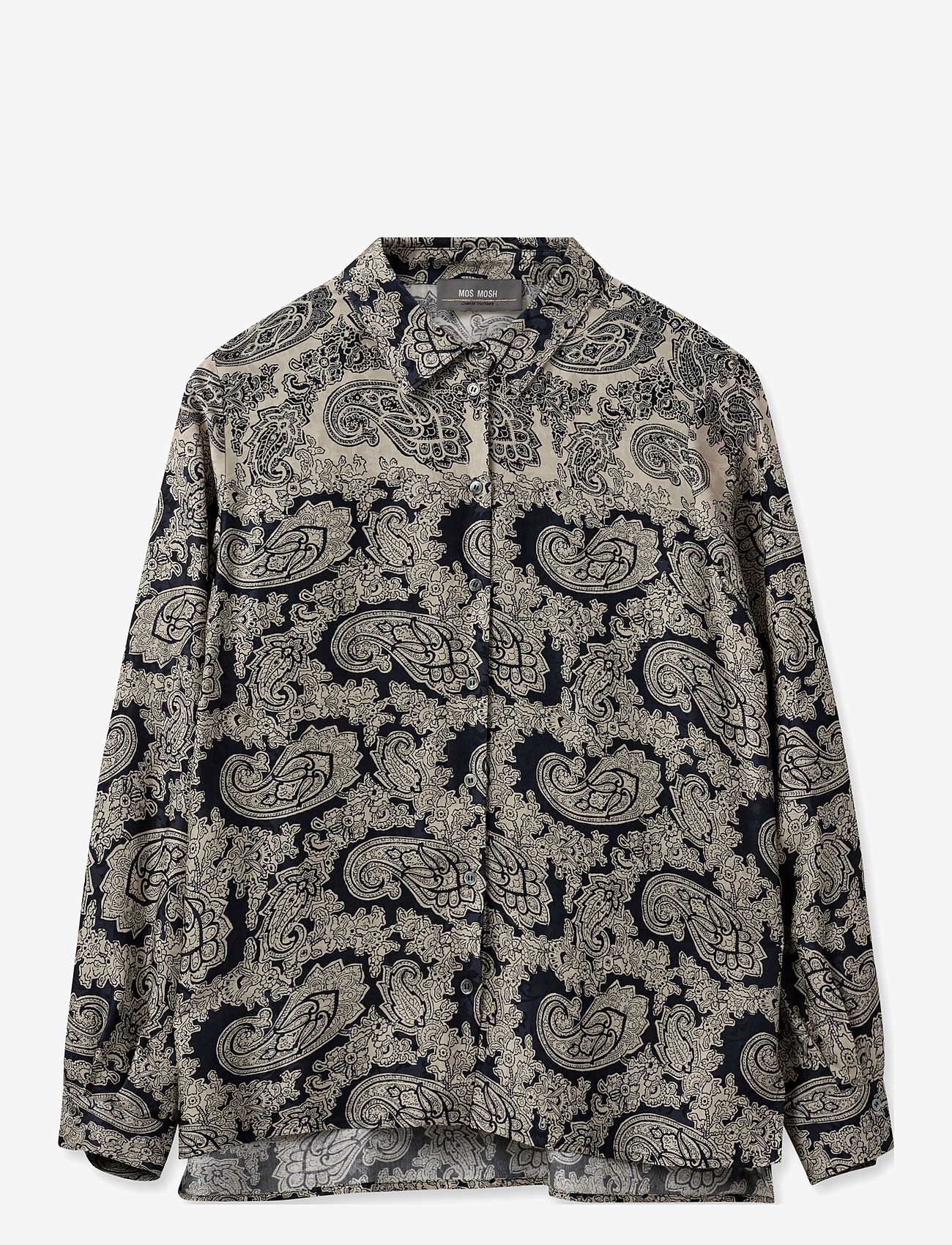 MOS MOSH - MMEike Invert Shirt - pikkade varrukatega särgid - salute navy - 0