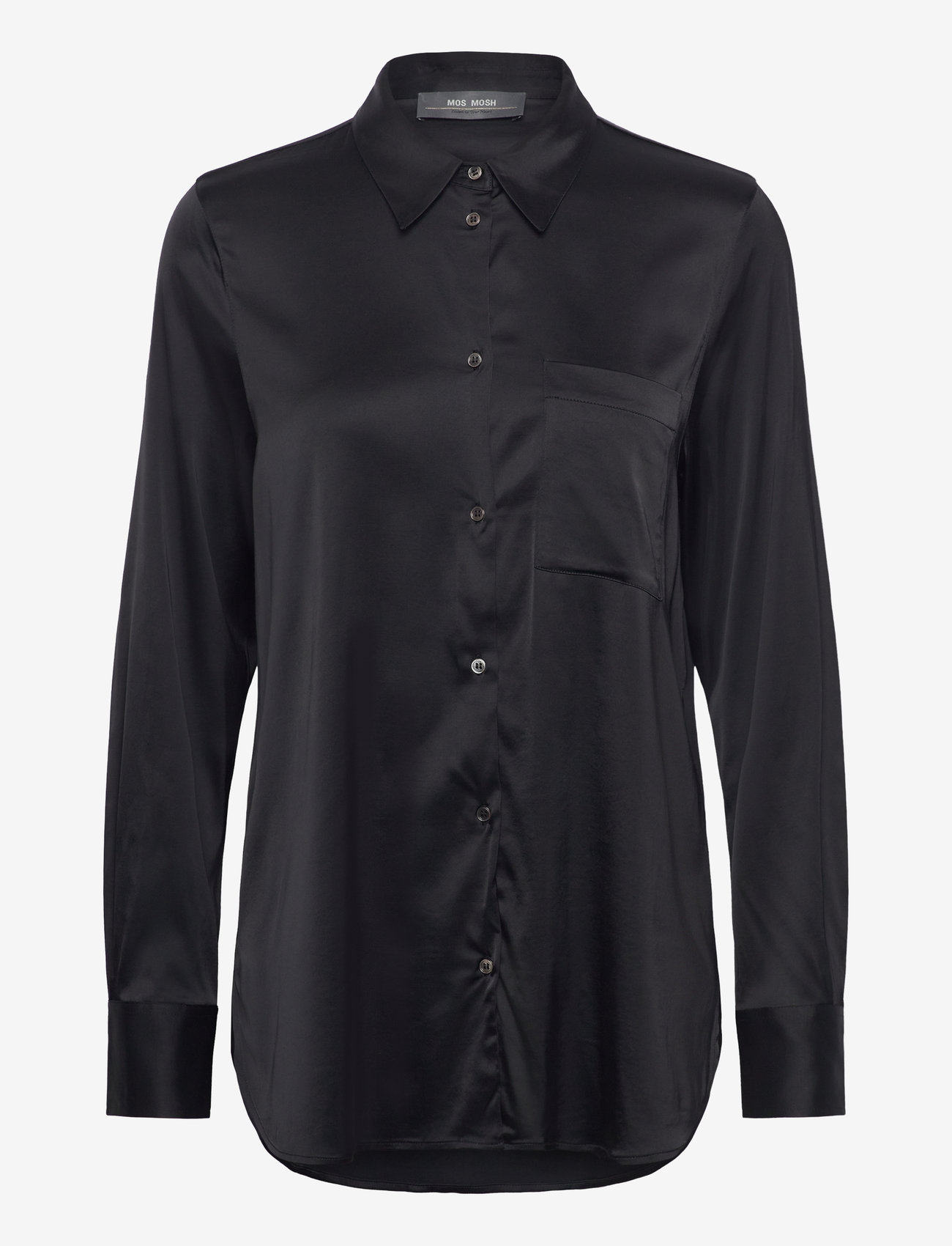 MOS MOSH - MMLinda Satin Shirt - black - 0