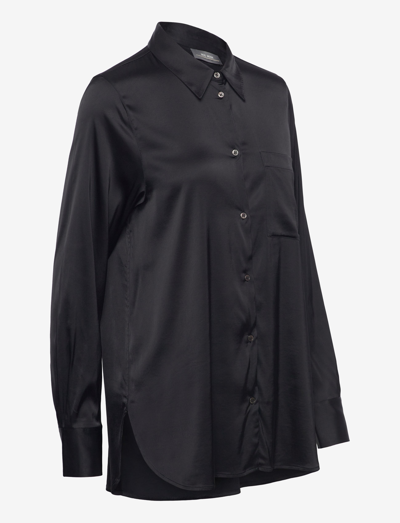 MOS MOSH - MMLinda Satin Shirt - black - 3