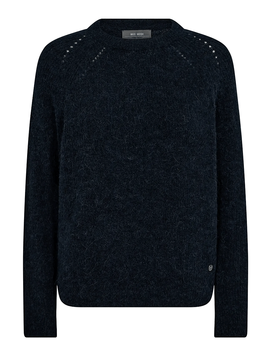 MOS MOSH - MMTammy Thora Knit - pullover - salute navy - 0