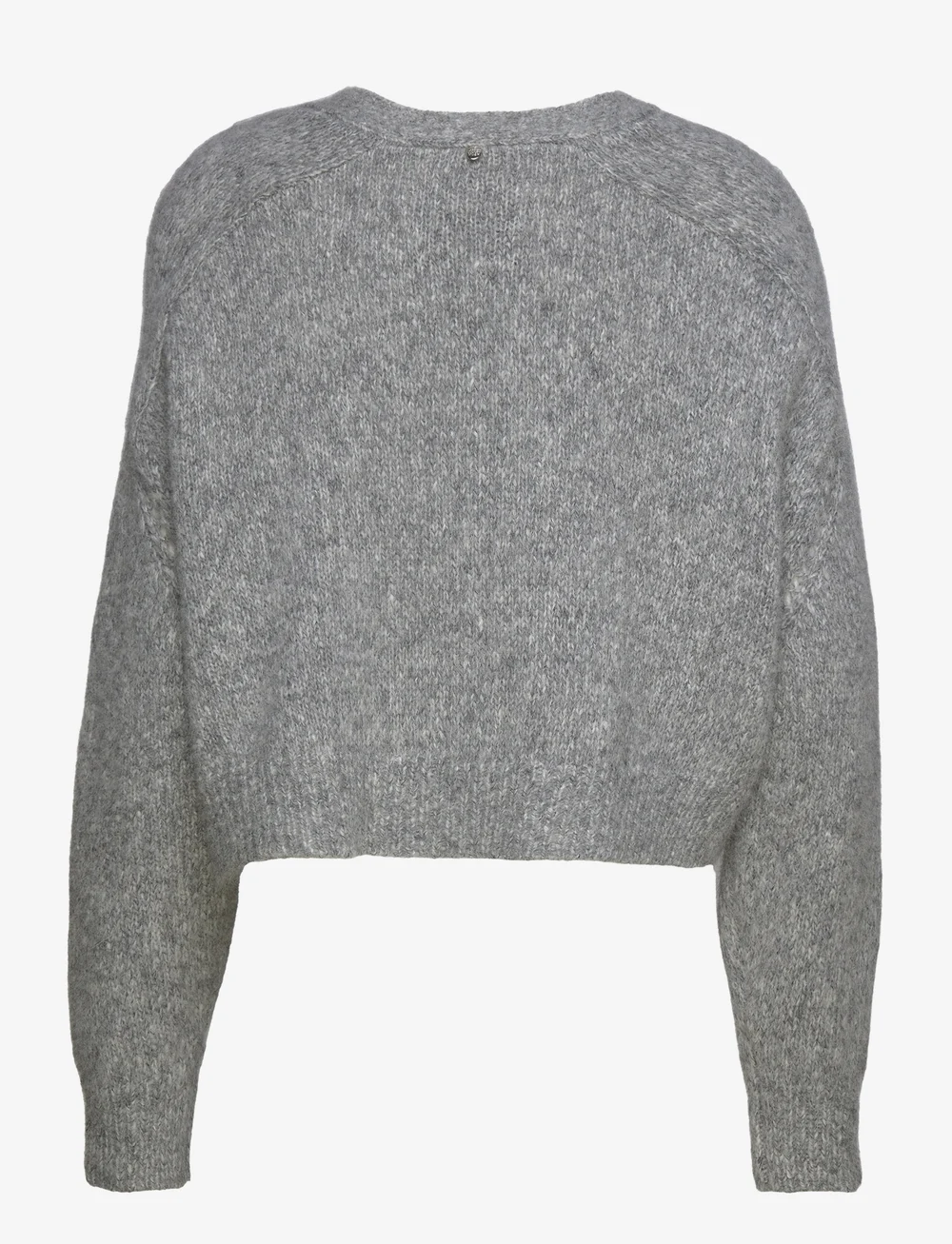 MOS MOSH - MMZela Warm Knit Cardigan - cardigans - grey melange - 1
