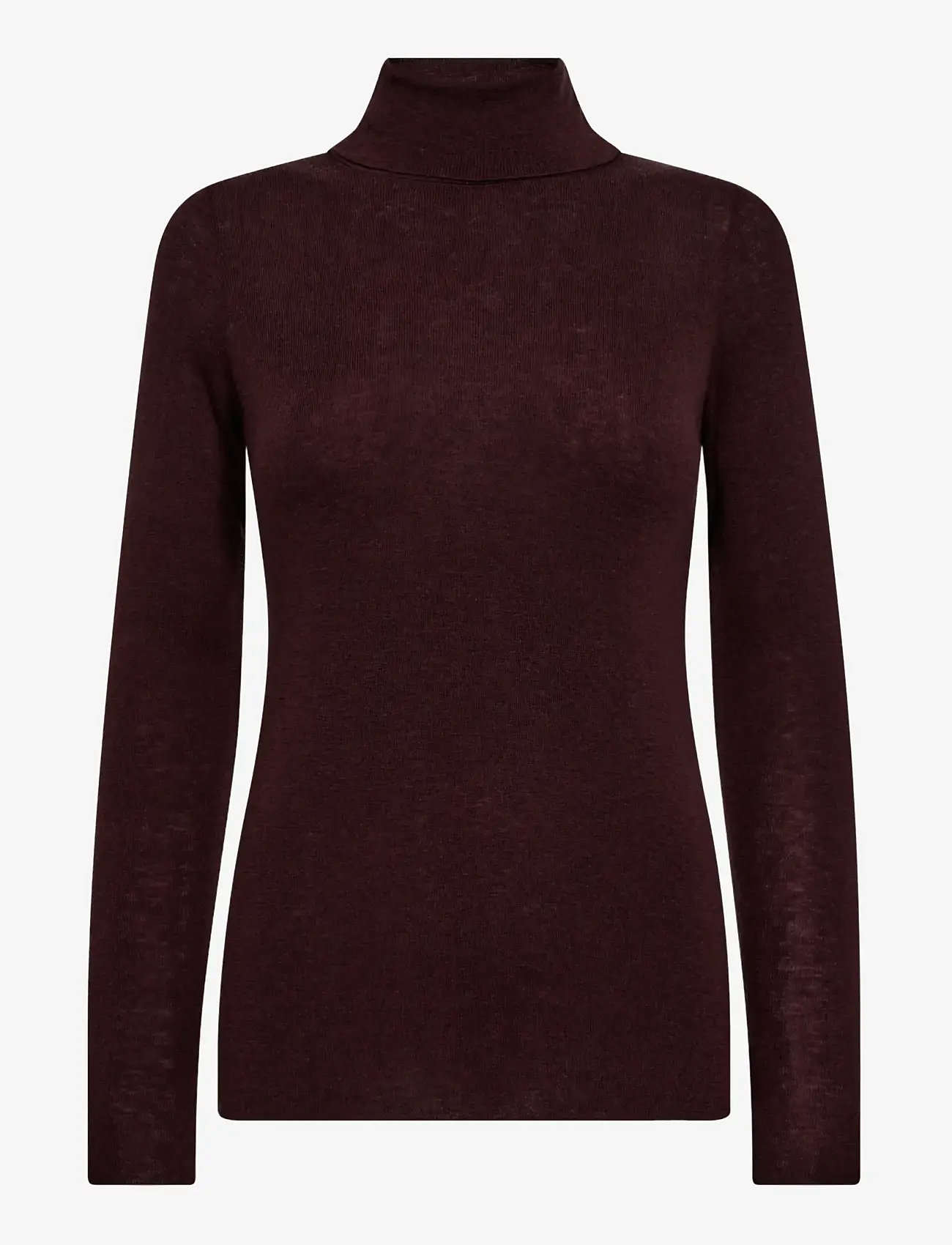 MOS MOSH - MMBouch Rollneck Knit - turtlenecks - fudge - 0