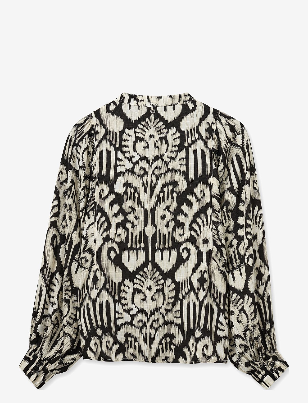 MOS MOSH - MMBirna Noelli Blouse - langærmede bluser - black - 1