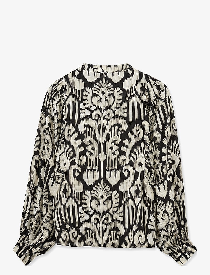 MOS MOSH - MMBirna Noelli Blouse - long sleeved blouses - black - 1