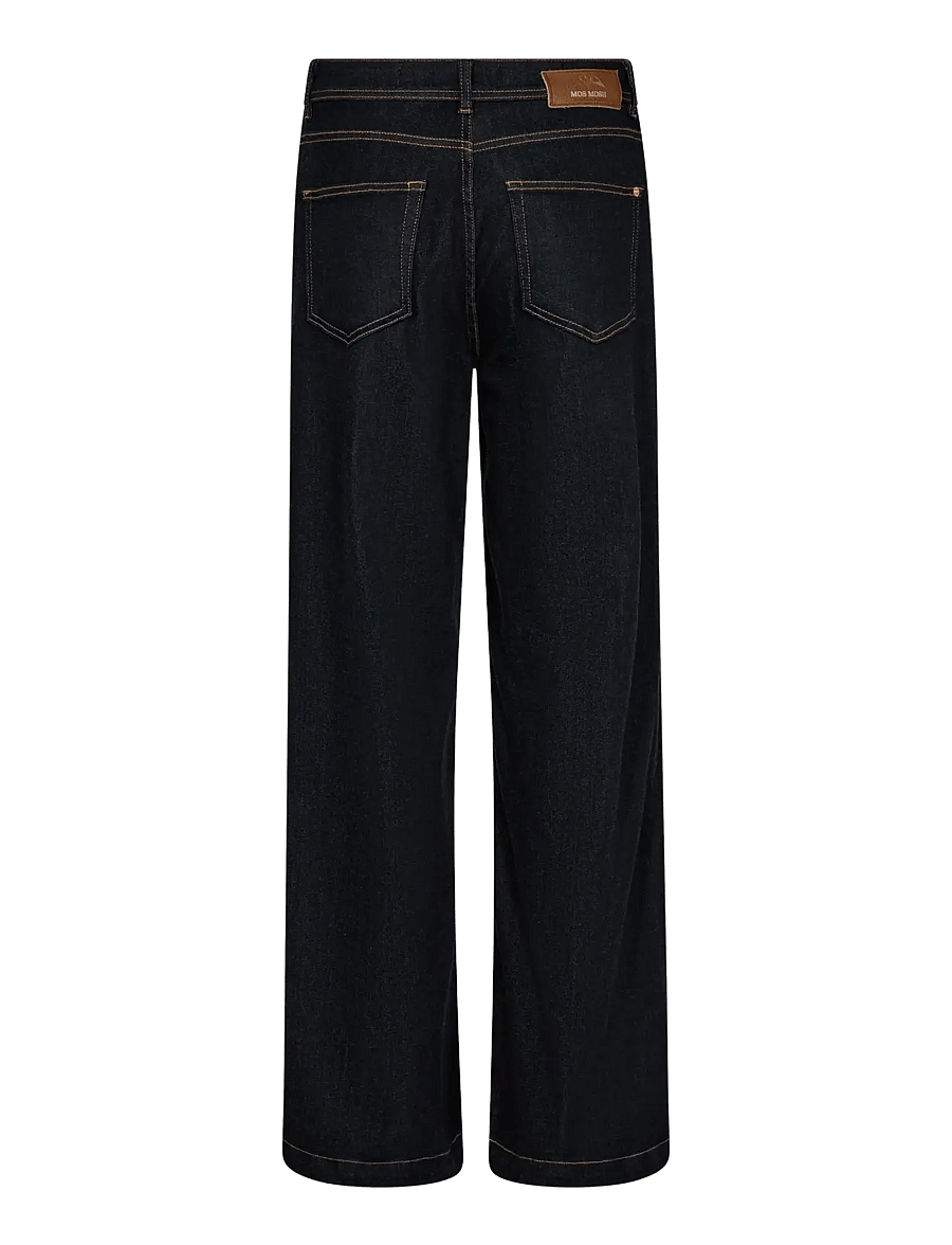 MOS MOSH - MMDara Deluxe Jeans - laia säärega teksad - dark blue - 1