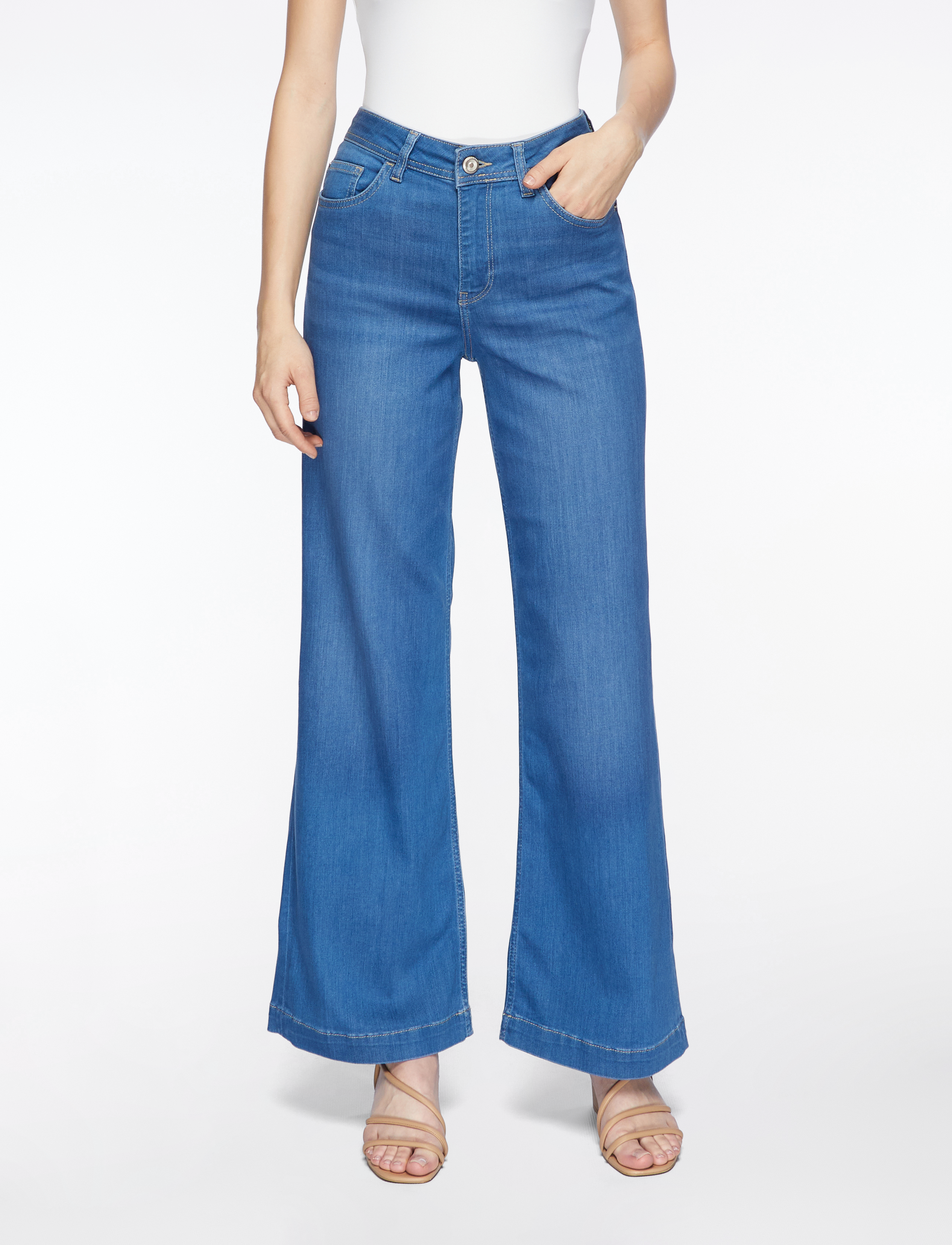 MOS MOSH MMDara Deluxe Jeans - Tøj - MID BLUE / blue